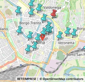 Mappa Piazzetta Mura Gallieno, 37121 Verona VR, Italia (0.94)
