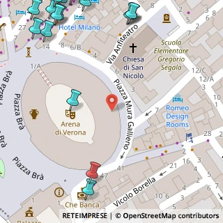 Mappa Piazzetta Mura Gallieno, 37121 Verona VR, Italia (0.09545)