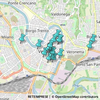 Mappa Piazzetta Mura Gallieno, 37121 Verona VR, Italia (0.59588)