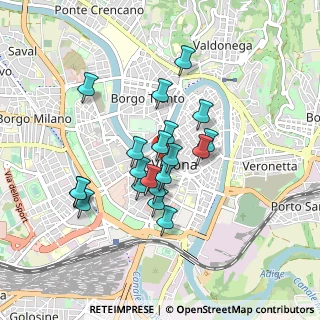Mappa Vicolo Brusco, 37121 Verona VR, Italia (0.707)