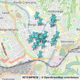Mappa Vicolo Brusco, 37121 Verona VR, Italia (0.6425)