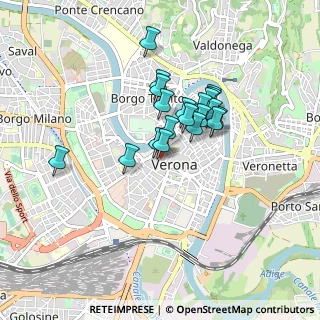 Mappa Vicolo Brusco, 37121 Verona VR, Italia (0.6525)