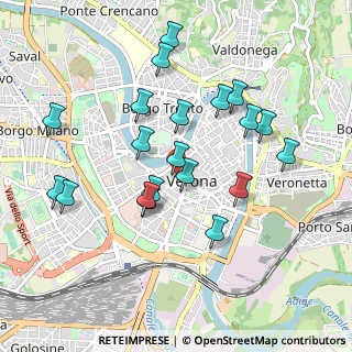 Mappa Vicolo Brusco, 37121 Verona VR, Italia (0.9135)