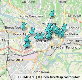Mappa Vicolo Brusco, 37121 Verona VR, Italia (1.21)