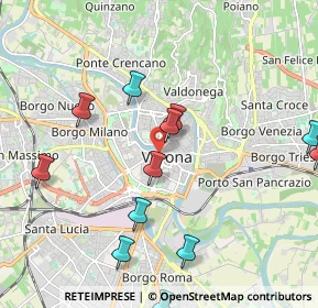 Mappa Vicolo Brusco, 37121 Verona VR, Italia (2.30417)