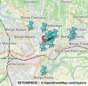 Mappa Via Roma, 37121 Verona VR, Italia (1.22545)