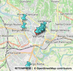 Mappa Via Roma, 37123 Verona VR, Italia (1.27417)