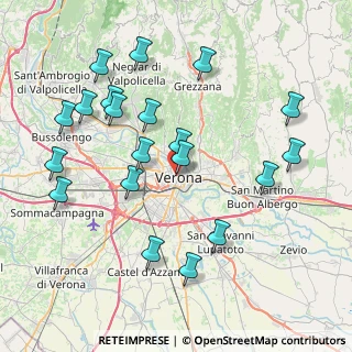 Mappa Vicolo Brusco, 37121 Verona VR, Italia (8.6195)