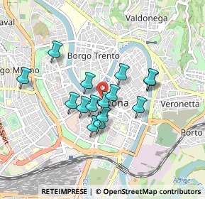 Mappa Vicolo Brusco, 37121 Verona VR, Italia (0.67067)