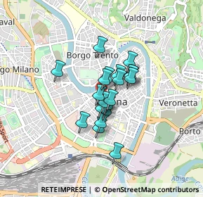 Mappa Vicolo Brusco, 37121 Verona VR, Italia (0.52)
