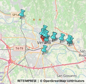 Mappa Vicolo Brusco, 37121 Verona VR, Italia (2.27833)