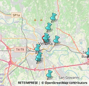 Mappa Via Roma, 37121 Verona VR, Italia (3.63182)