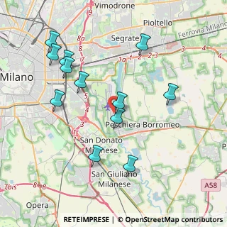 Mappa Via Giuseppe Garibaldi, 20068 Peschiera Borromeo MI, Italia (4.10917)