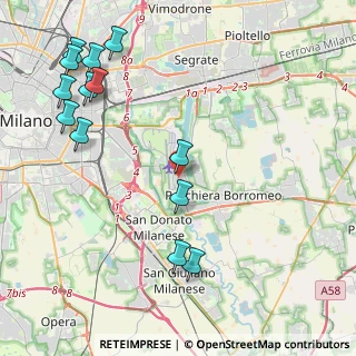 Mappa Via Giuseppe Garibaldi, 20068 Peschiera Borromeo MI, Italia (5.24308)