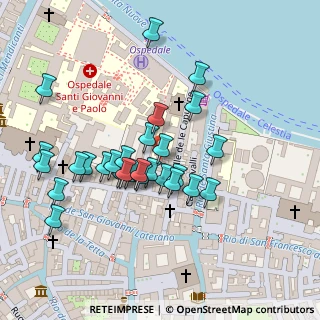 Mappa Calle del Forno, 30122 Venezia VE, Italia (0.11071)