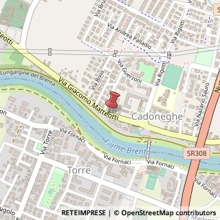 Mappa Via Giacomo Matteotti,  90, 35010 Cadoneghe, Padova (Veneto)