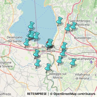 Mappa Via Roma, 37019 Peschiera del Garda VR, Italia (6.5615)