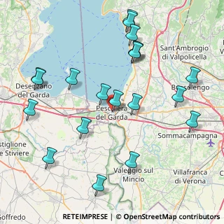 Mappa Viale Cordigero, 37019 Peschiera del Garda VR, Italia (9.35)