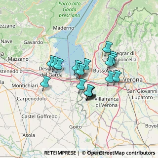 Mappa Via Roma, 37019 Peschiera del Garda VR, Italia (9.933)