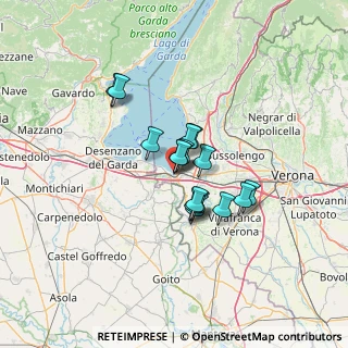 Mappa Via Castelletto, 37019 Peschiera del Garda VR, Italia (8.78)