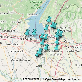 Mappa Piazzetta Scaligera, 37019 Peschiera del Garda VR, Italia (11.0765)