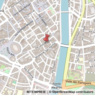 Mappa Via Leoncino, 11, 37121 Verona, Verona (Veneto)