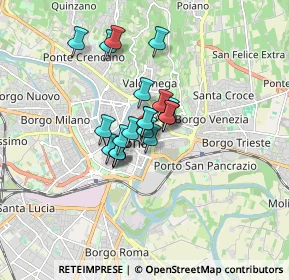 Mappa Stradone San Fermo, 37121 Verona VR, Italia (1.0515)