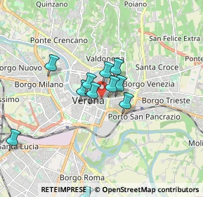 Mappa Stradone San Fermo, 37121 Verona VR, Italia (1.42455)