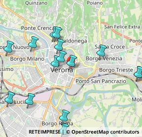Mappa Stradone San Fermo, 37121 Verona VR, Italia (2.37133)