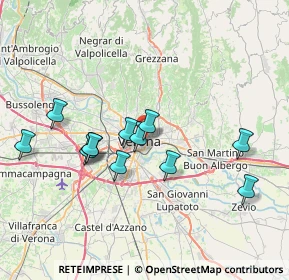 Mappa Stradone San Fermo, 37121 Verona VR, Italia (6.8525)