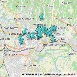 Mappa Stradone San Fermo, 37121 Verona VR, Italia (1.052)