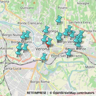 Mappa Stradone San Fermo, 37121 Verona VR, Italia (1.9115)