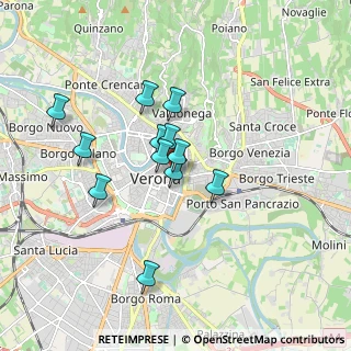 Mappa Stradone San Fermo, 37121 Verona VR, Italia (1.41667)