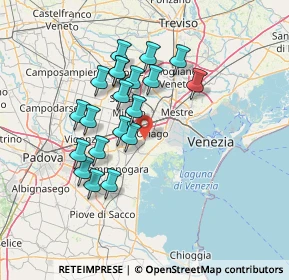 Mappa 30034 Mira VE, Italia (12.442)