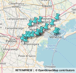 Mappa 30034 Mira VE, Italia (9.17118)