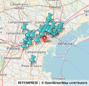 Mappa 30034 Mira VE, Italia (10.2495)