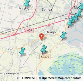 Mappa 30034 Mira VE, Italia (5.84545)