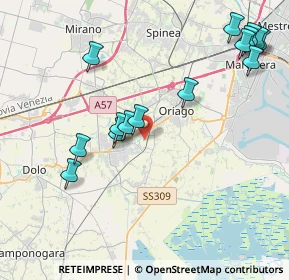 Mappa 30034 Mira VE, Italia (4.67)