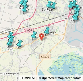 Mappa 30034 Mira VE, Italia (6.155)