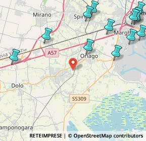 Mappa 30034 Mira VE, Italia (6.46929)
