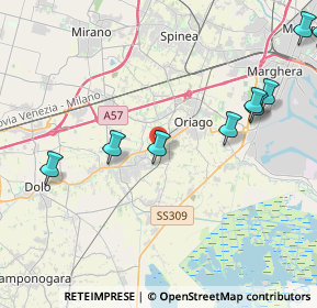 Mappa 30034 Mira VE, Italia (5.70909)