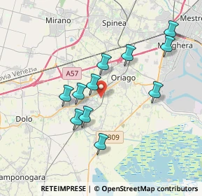 Mappa 30034 Mira VE, Italia (3.39455)