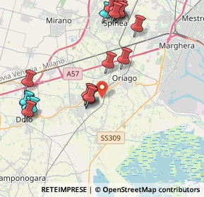 Mappa 30034 Mira VE, Italia (4.623)