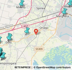 Mappa 30034 Mira VE, Italia (8.361)