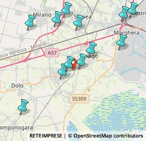 Mappa 30034 Mira VE, Italia (4.53917)