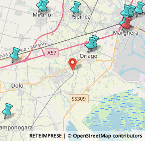 Mappa 30034 Mira VE, Italia (6.73462)