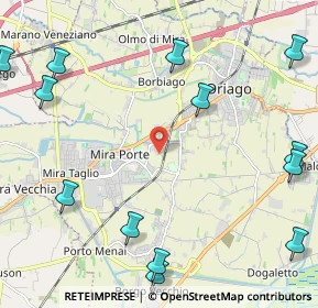 Mappa 30034 Mira VE, Italia (3.07154)