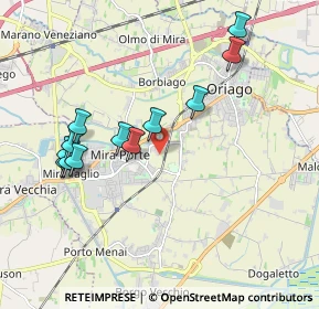 Mappa 30034 Mira VE, Italia (1.92083)