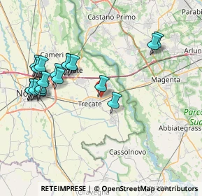 Mappa Via Nova, 28069 Trecate NO, Italia (8.6265)