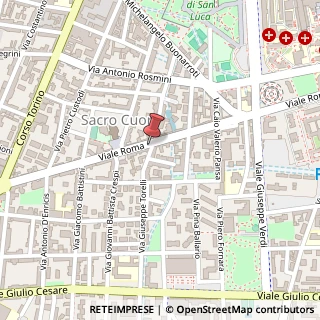 Mappa Via Giuseppe Torelli, 2, 28100 Novara, Novara (Piemonte)